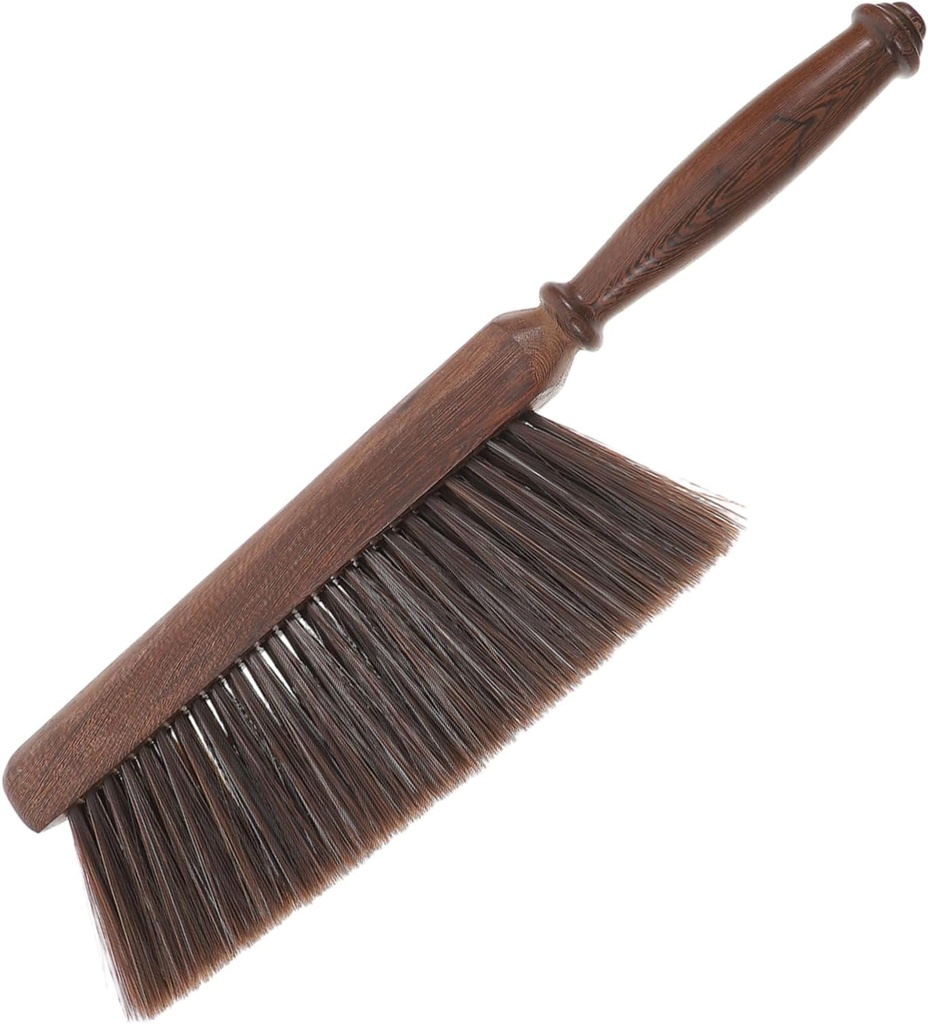 1pc Sturdy Fireplace Cleaning Brush Heat- Wooden Handle Soot and Grime Removal Tool for Wood Stoves and Household Use Versatile Sweeper for Surfaces