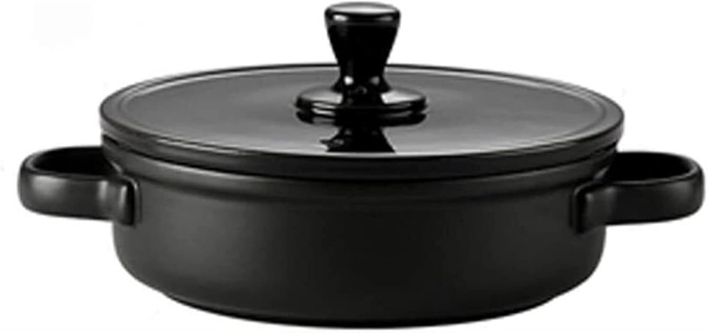 Ceramic Crock Pot Solid Soup Pot Hot Stew Pot Casserole Cooking Pot Cookware Ceramic Soup Pot Kitchen Cooking Ceramic Stew Pot