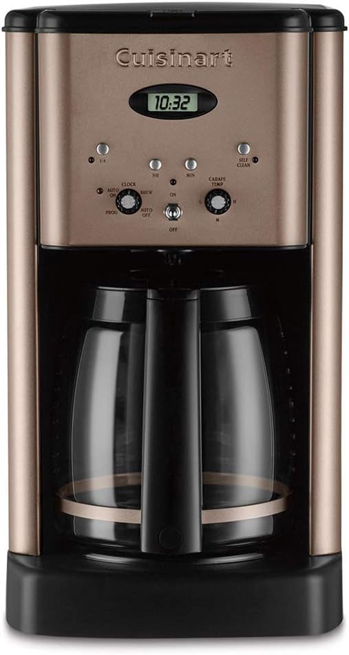 Cuisinart DCC-1200 Brew Central 12 Cup Programmable Coffeemaker, Umber