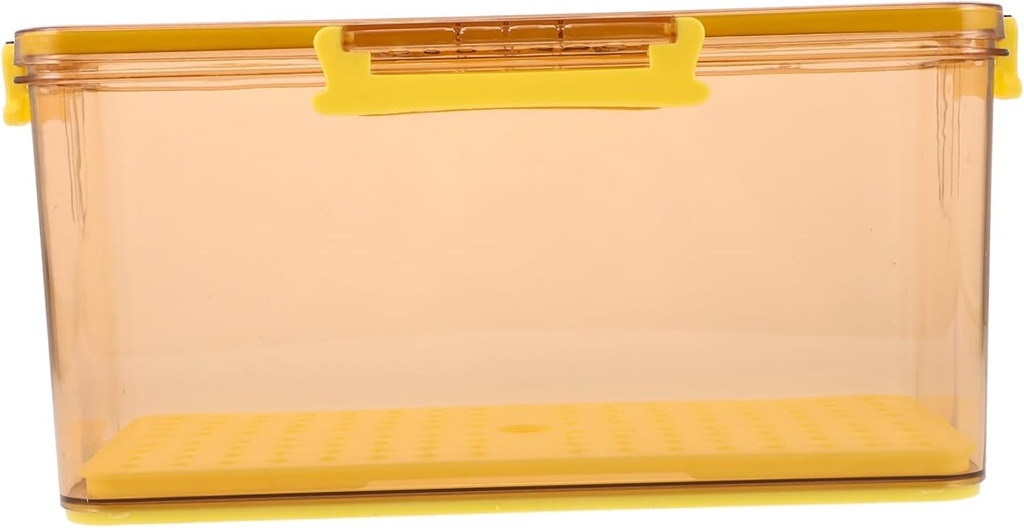 Airtight Bread Storage Box Large Toast Bread Box Food Serving Bowls Lids Timing Recording