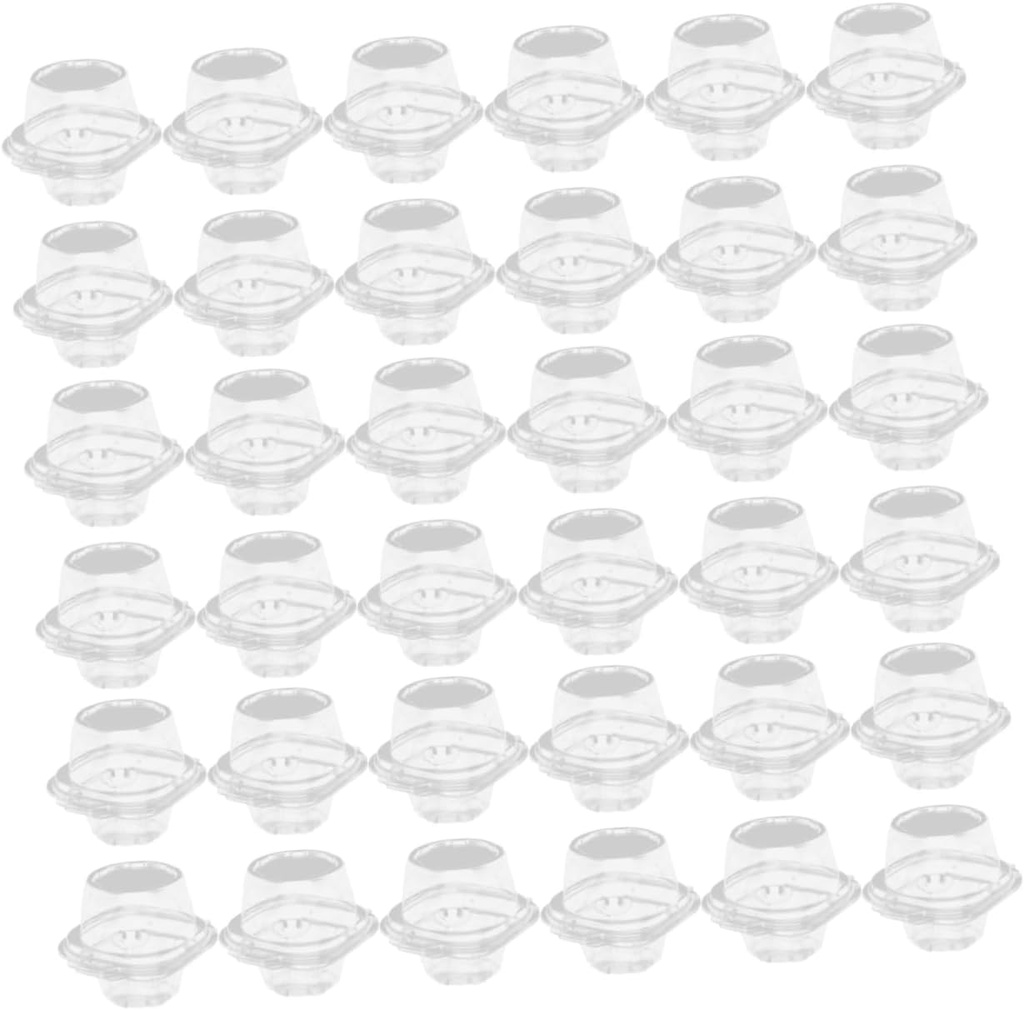 Garneck Egg Tart Cups for Treats Dessert Box Cake Packing Box Muffin Dome Containers