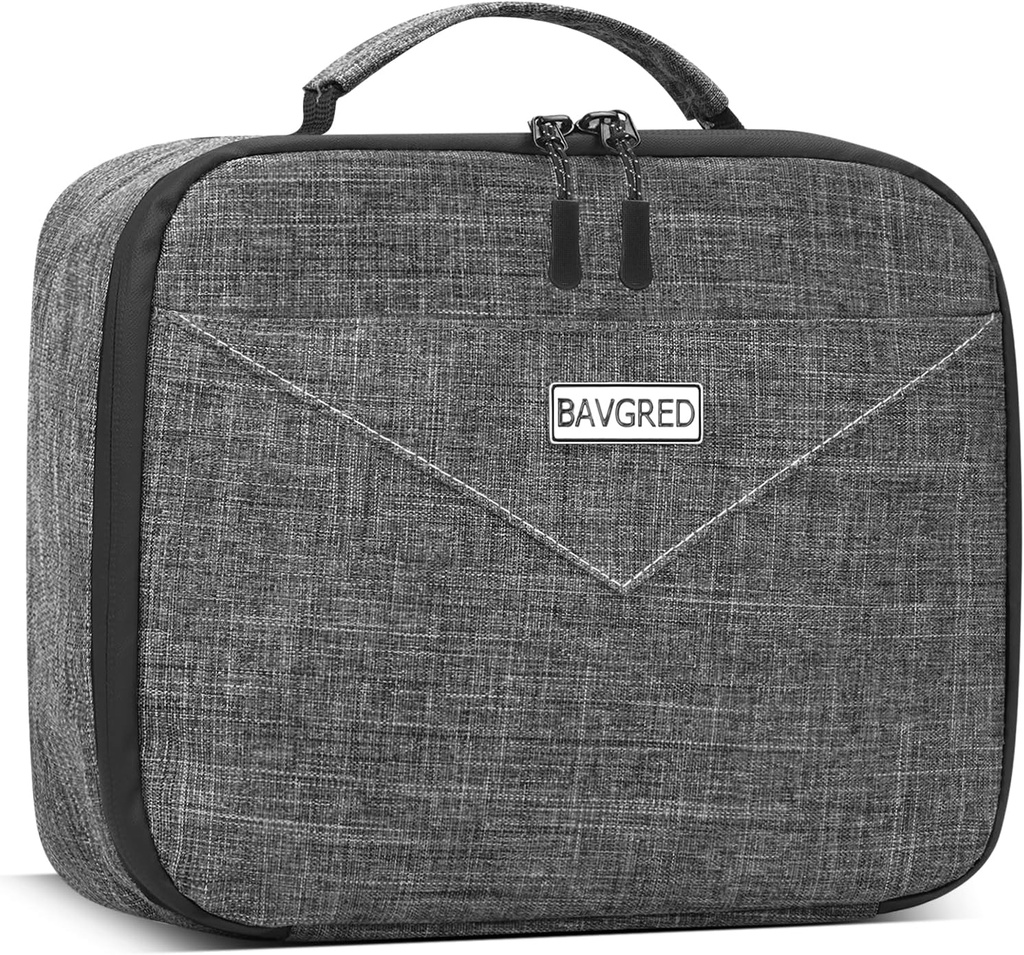 Lunch Box Insulated Soft Lunch Bag, Freezable and Reusable Mini Cooler, Thermal Meal Tote Containers with Exterior & Interior Pockets for Work, Outdoor Meal