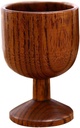 VORCOOL Wooden Wine Goblets Hand-Made Jujube Wine Glass Pack of 1