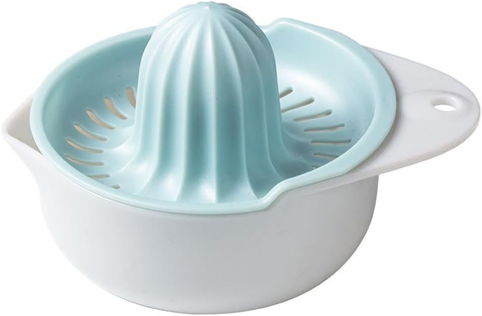 Manual Hand Citrus Juicer with Collection Container and Pouring Spout, Lemon/Orange Squeezer Juicer.