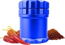 HerbSaver Large Metal Grinder 3.1” x 2.5” x 2.5” - Aircraft-Grade Aluminum Spice Grinder with Razor Sharp Teeth & Magnetic Lid - Pocket-Sized & Durable - Ideal for Grinding Herbs & Spices (Blue)
