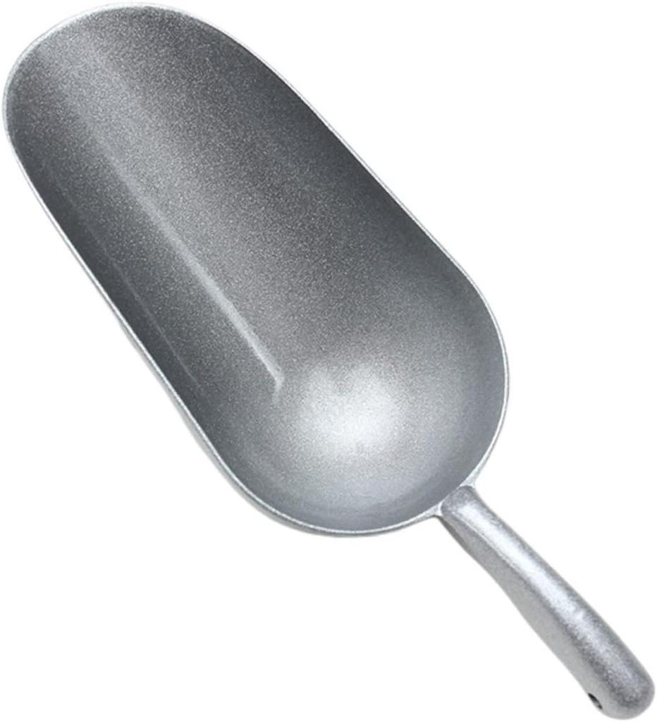 ABOOFAN 1Pc Zinc Alloy Food Shovel Ice Cube Scoop for Kitchen Use Silver Grain Shovel for Dried Fruits and Nuts