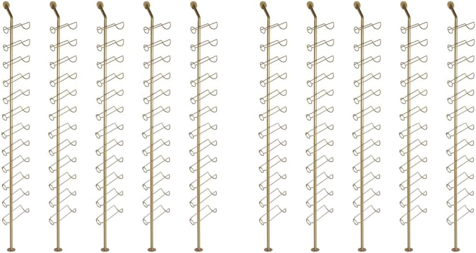 5 Pack Wall Mount Wine Racks for 60 Bottles Wine Storage Organizer for Home Bar Dining Room Wine Cellar