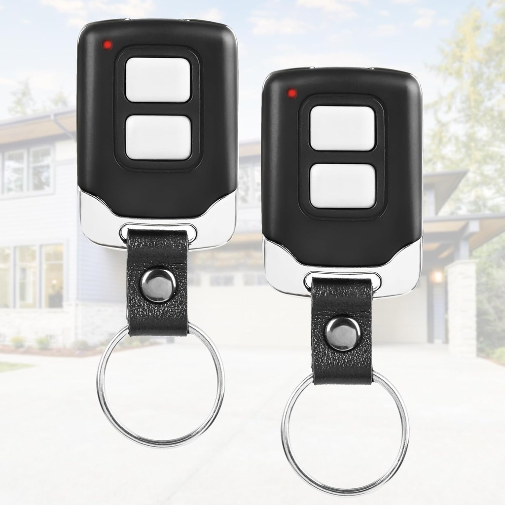 2 Garage Door Opener Remote, for LiftMaster Chamberlain Craftsman Garage Door Remote 893LM 893Max 891LM 971LM 973LM 371LM 373LM, Yellow/Purple/Red/Orange/Green Learn Button Garage Door Remote