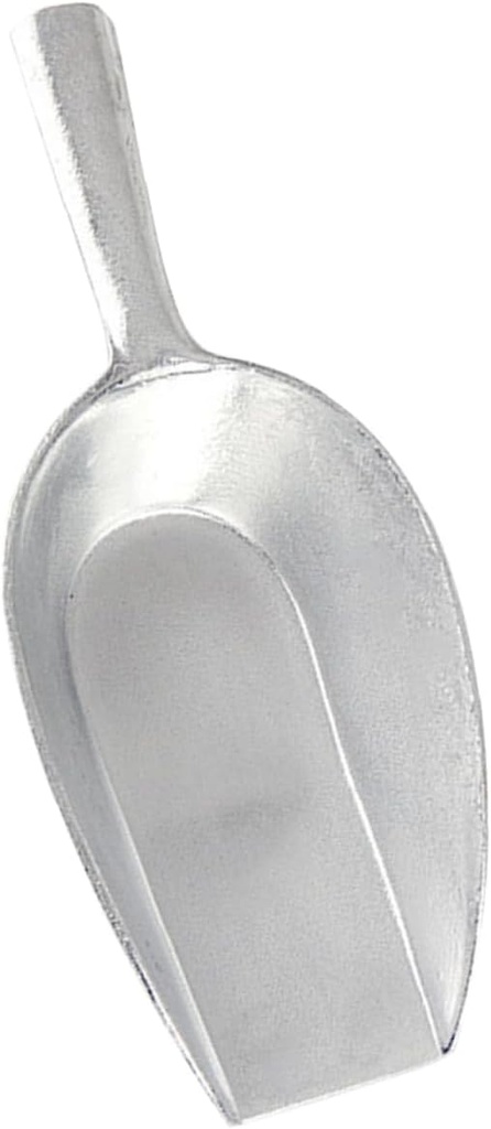 ABOOFAN Aluminum Alloy Ice Scoop for Freezer Thickened Food Scoop for Grains Ice Cubes and Flour Sturdy Kitchen Tool for Easy Serving and Storage