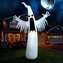 Joiedomi 12 FT Halloween Inflatables Outdoor Decorations, Scary Ghost Halloween Decor, Inflatable Ghost Blow Ups for Yard with LEDs for Outside Yard Decorations