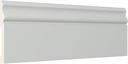 Ekena Millwork Endurathane Aberdeen Baseboard Moulding, 5 1/2"H x 5/8"P x 94 1/2"L, Factory Primed (12-Pack)