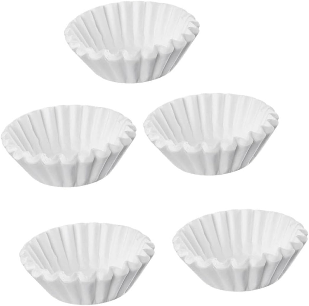 Happyyami 100 Sheets Thickened Coffee Filters Filter Bowl for Coffee and Tea Compatible Drippers and Brewing Machines for Home and Office Use
