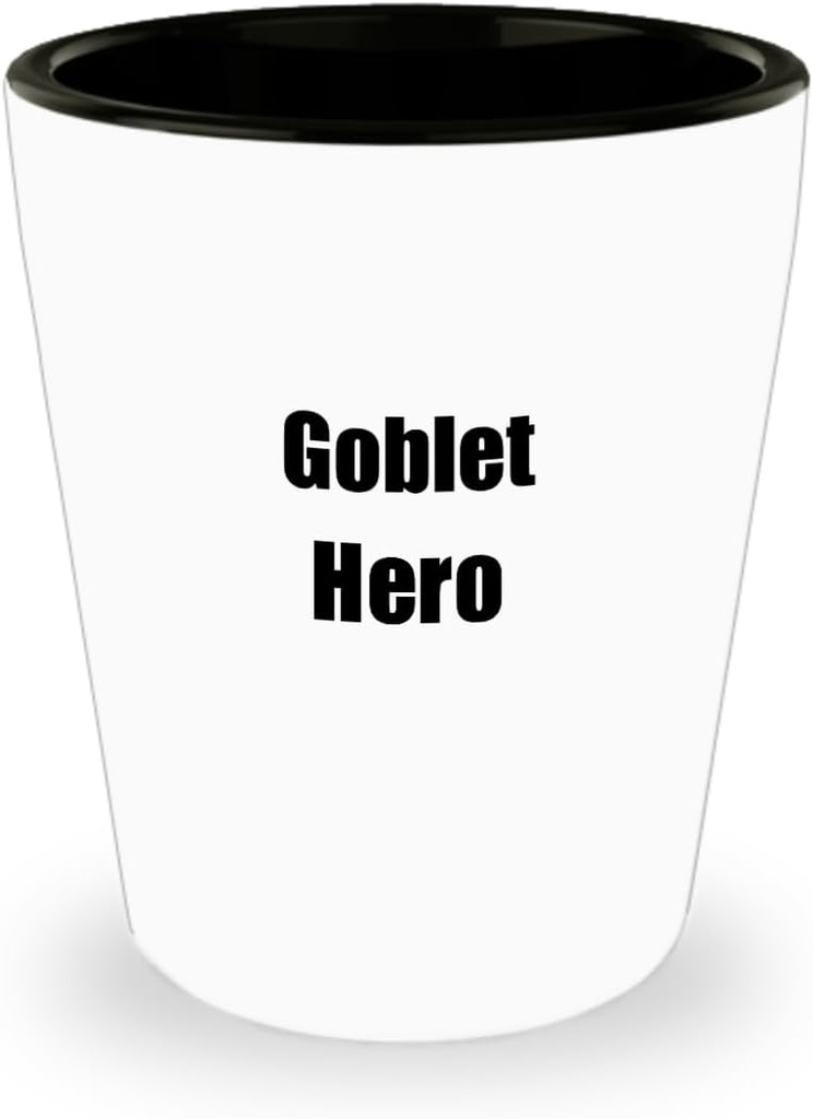 EzGift Funny Goblet Hero Shot Glass Musician Gift Instrument Player Gag 1.5 Oz Shotglass