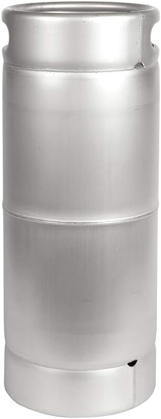 1/6 Barrel Sankey D Connection Commercial Keg Stainless Steel NSF Certified 5.5 Gallon 19 Liters Beer Keg
