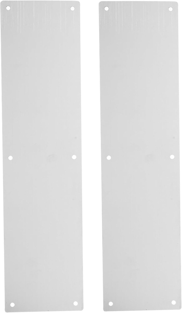 STOBOK 1 Set Metal Door Kickplate Durable Door Kick Plates for Protection Easy Install Aluminum Kick Plate Ideal for Home or Office Doors