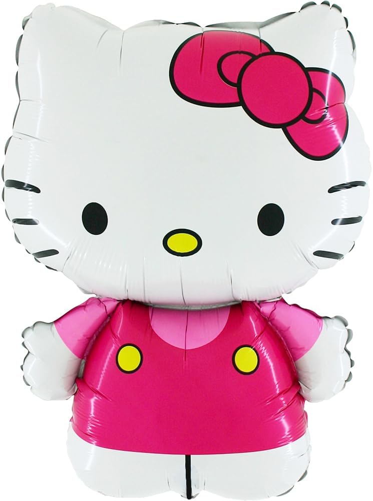 Toyland® 30" Hello Kitty Dressed In Pink Foil Balloon
