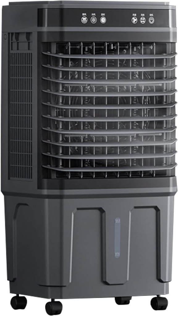 Portable Evaporative Air Cooler, 3-in-1 Cooling Fan with Water Tank, 3 Speeds, Air Conditioner Fan for Home, Office, Garage(35.4in/90cm)