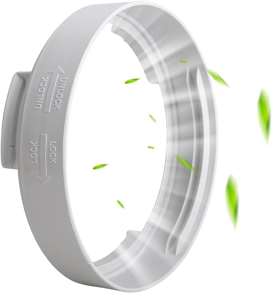 5.9 inch Mobile A/C Unit Air Outlet Adapter, Portable Air Conditioner Exhaust Hose Coupler AC Vent Hose Connector for Air Conditioning Exhaust Port (Round)