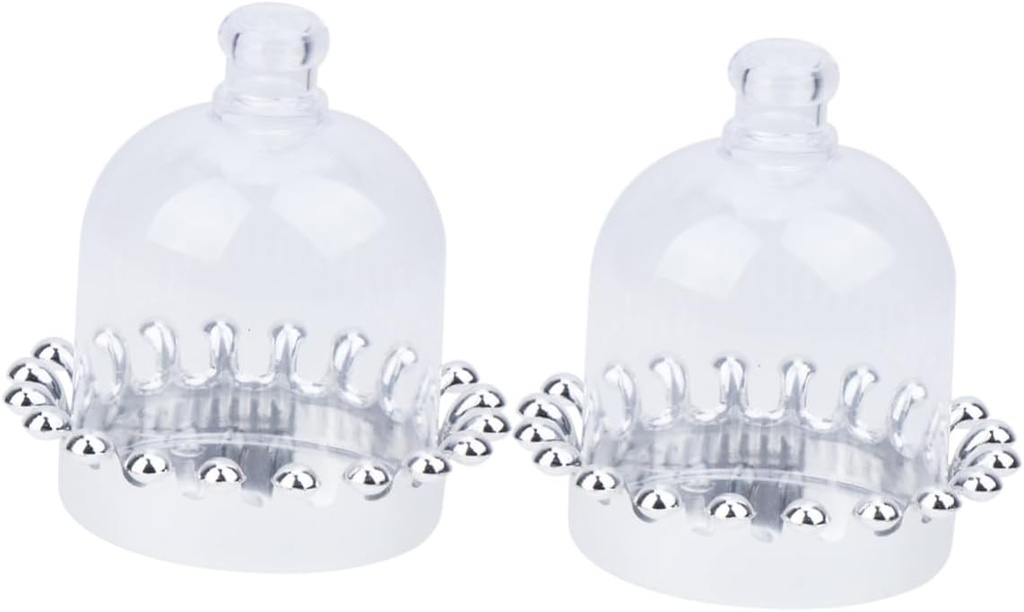 12pcs Cupcake Stand Lid Cake Pan Lid Cake Carrier Cover Plastic Cloche Cupcake Container for Desserts