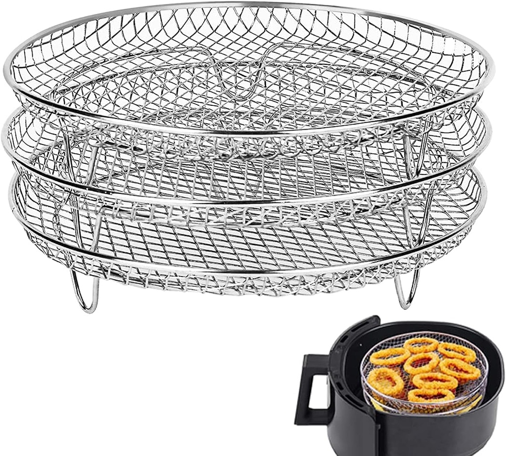 Air Fryer Racks for Gowise USA Airfryer,Accessories for Ninja AirFryer,Fit all 4.2QT - 5.8QT Air fryer,Oven,Press Cooker
