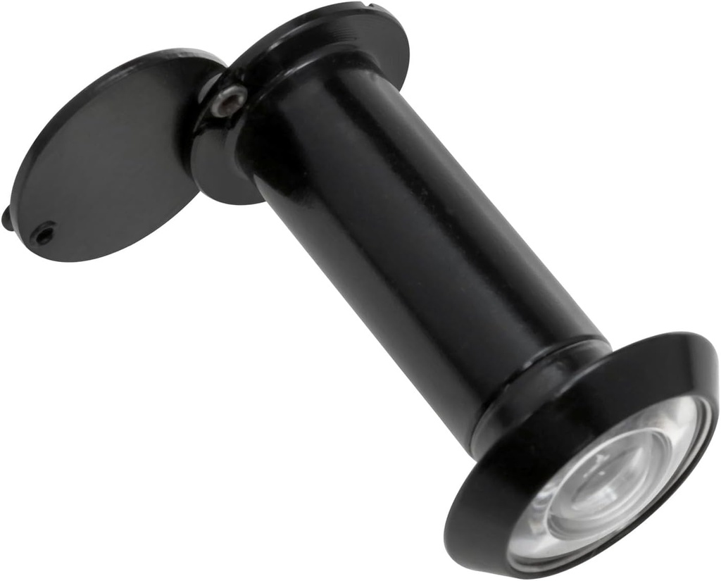 Lovelysp Door Viewer Peephole 220-Degree Bronze Door Peephole Peephole for Front Door with Heavy Duty Rotating Privacy Cover-1PCS