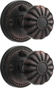 Oil Rubbed Bronze Door Knobs Privacy Door Knob Door Knob Interior Door Knobs for Bedroom and Bathroom,Zinc Alloy 2 Pack
