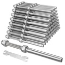 BLIKA 60 Pack 3/16" Cable Railing Swage Threaded Stud Tension End Fitting Terminal for 3/16" Cable Deck Railing Hand Swage T316 Stainless Steel Marine Grade