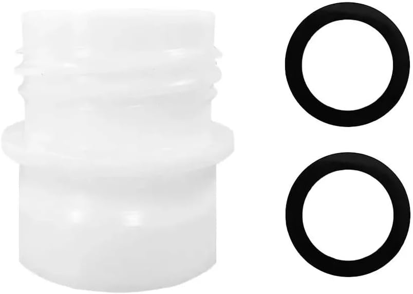 28 mm PET Soda Water Bottle Adapter Adaptor Compatible with Sodastream Machine Markers (White)