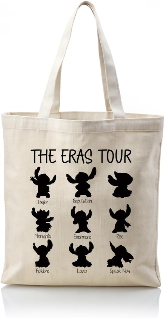 Canvas Tote Bag Aesthetic for Women,Reusable Canvas Cute Shoulder Bag for Grocery, Shopping, Beach & Daily Use