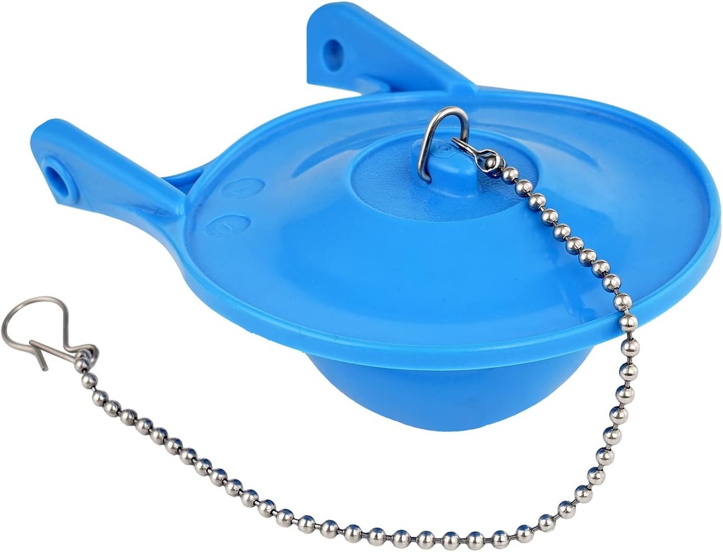 3 Inch Toilet Flapper Replacement, Compatible with Gerber Toilet Flapper 99-788, Toilet Bowl Stopper, 3 in. Rubber Toilet Flapper Replacement Kit, Water-Saving Toilet Flush Valve, Blue