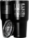 We The People Protect The 2nd Travel Coffee Mug, 30 oz, Stainless Steel, Double Wall Vacuum Insulated, Trump Tumbler, Patriotic Gift