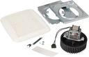 Broan-NuTone BKR60 QuickKit Ultra-Quiet Bath Fan Replacement Motor and Cover/Grille, 60 CFM, 20% more power, White