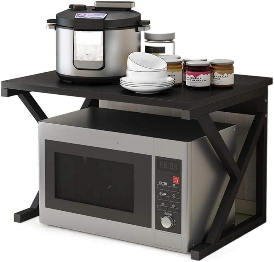 Kitchen Counter Shelf, Microwave Oven Rack Toaster Stand Kitchen For Storage Shelf Toaster Shelf(C)