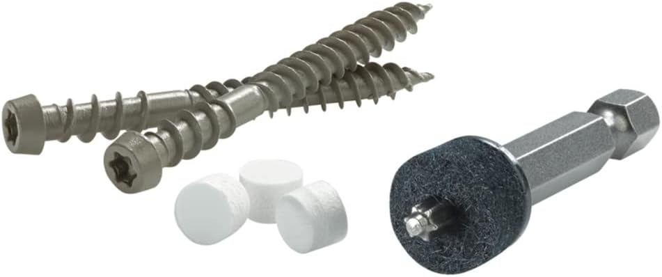 FastenMaster Cortex 2-3/4 in. L Square Trim Head Smooth Carbon Steel Deck Screws 75 per Box 75 pc.