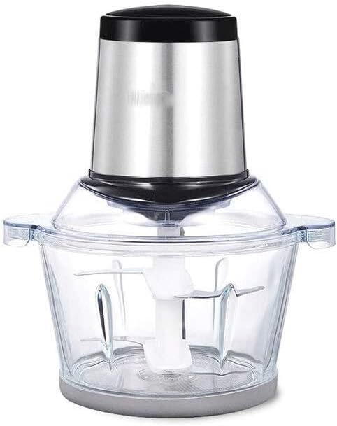 Electric Food Processor, Mini Food Chopper with Detachable Titanium Coating Blades and Food-Grade Cup for Vegetables, Fruits, Salad, Onion, Garlic, and More