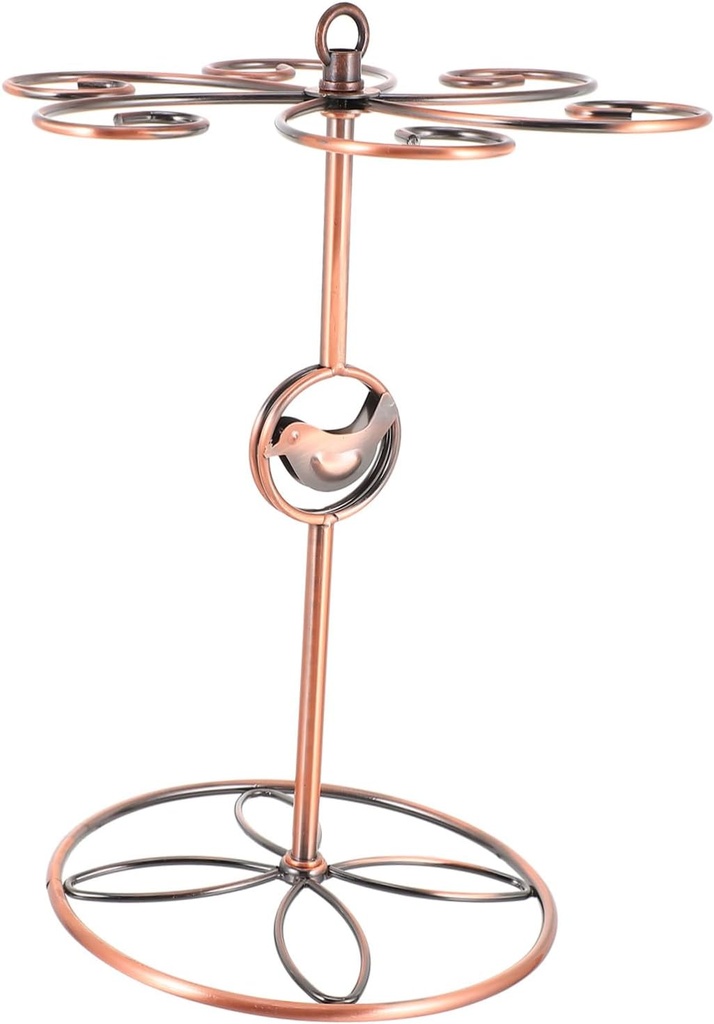 1pc Upside down Wine Glass Rack Retro Bird Design Stemware Holder for Home Bar Goblet Organizer Keeps Glasses Dry and Clean