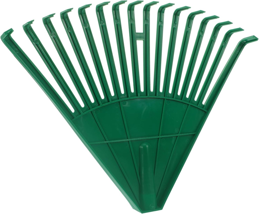 BESPORTBLE Heavy Duty Garden Leaf Rake with Wide for Efficient Lawn and Cleaning High Hardness Design for Leaves Weeds Flowers and Vegetable Gardening Tasks