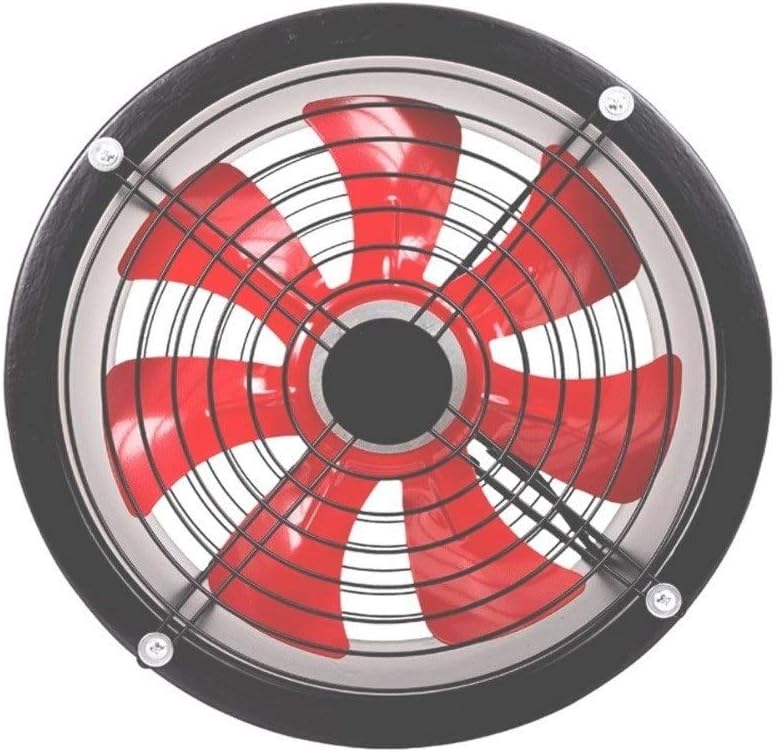 Square Exhaust Fan，Household Exhaust Fan Window 12 Inches High Speed, for Ventilation Exhaust Projects Black