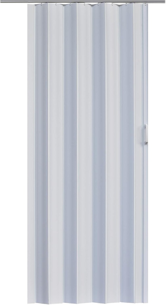 Accordion Door, Interior Folding, 36" X 80" Sliding Door, Multifold Bifold Closet Doors with Magnet for Bedrooms,Home,Office (Pure White)