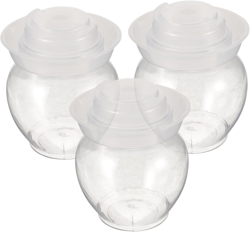 OUNONA 3pcs Milk Tea Beverage Bottles 500ml Empty Juice Bottles Lids Creative Drink Containers for Parties and Cold Drinks