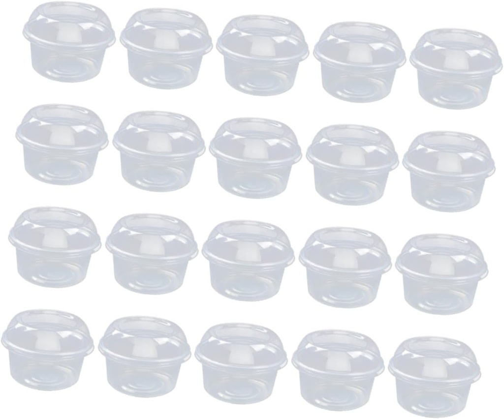 Festive Dessert Boxes 50pcs Cake Boxes with Lids Cupcake Packaging Containers