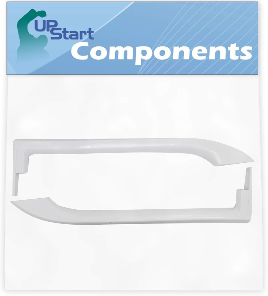 5304486359 Refrigerator Door Handles Set Replacement for Frigidaire FFTR1817LW9 Refrigerator - Compatible with 5304486359 White Door Handles - UpStart Components Brand