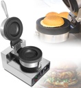 Ice Cream Burger Maker, Home Ice Cream Filling Waffle Maker, 1200W Commercial Burger Maker Press Machine, Electric Press Burger Machine,220V