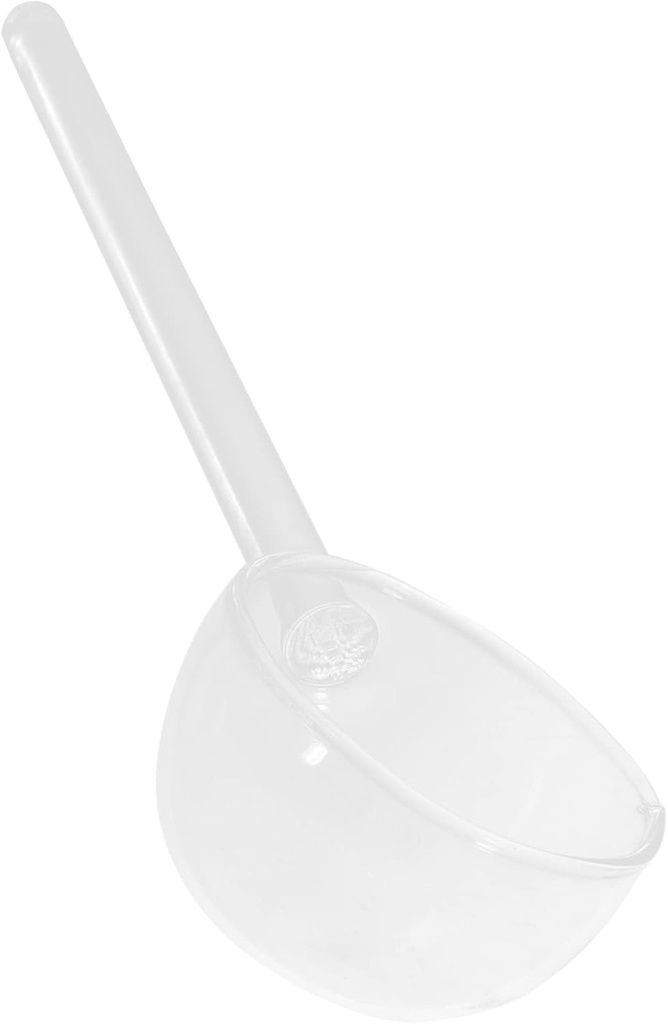 Glass Serving Ladle Soup Spoon Novelty Dessert Spoon Pink Handle Clear s Clear Punch Bowl Ladle Ice Cream Stirring Soup Serving Utensil Glass Gravy