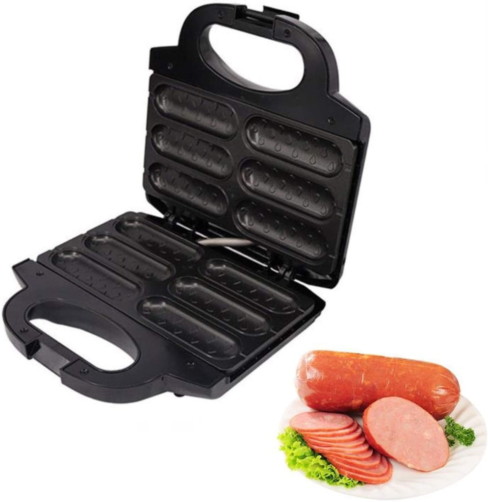 sandwich maker toastie ， Breakfast Bread Sausage Maker ， Grill Non-stick Coating Cool Touch Handle Anti-skid Feet Baker Machine Multifunction