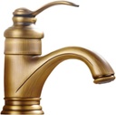 Faucet for Bathroom Sink Antique Bathroom Faucet Single Hole Bathroom Faucet Antique Brass Bathroom Sink Faucet Tall for Bathroom,Antique A (Color : Antique A)