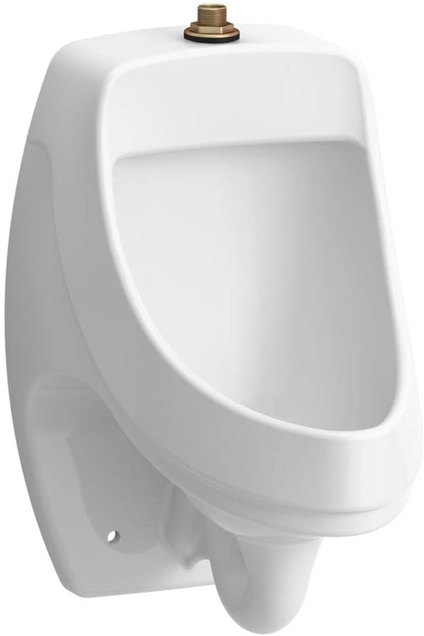 KOHLER 5452-Et-0 Dexter Wall-Mount 0.125 Gpf Urinal With Top Spud, One Size, White