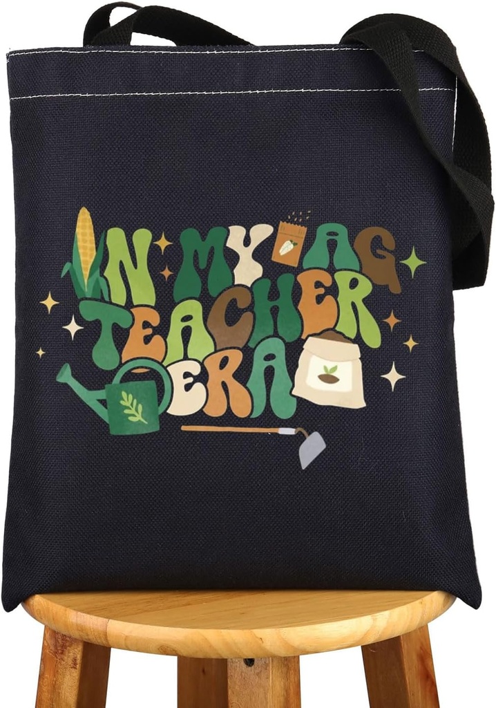 JNIAP Agriculture Teacher Tote Bag Agriculture Teacher Gift AG Professor Gift In My Ag Teacher Era Gifts