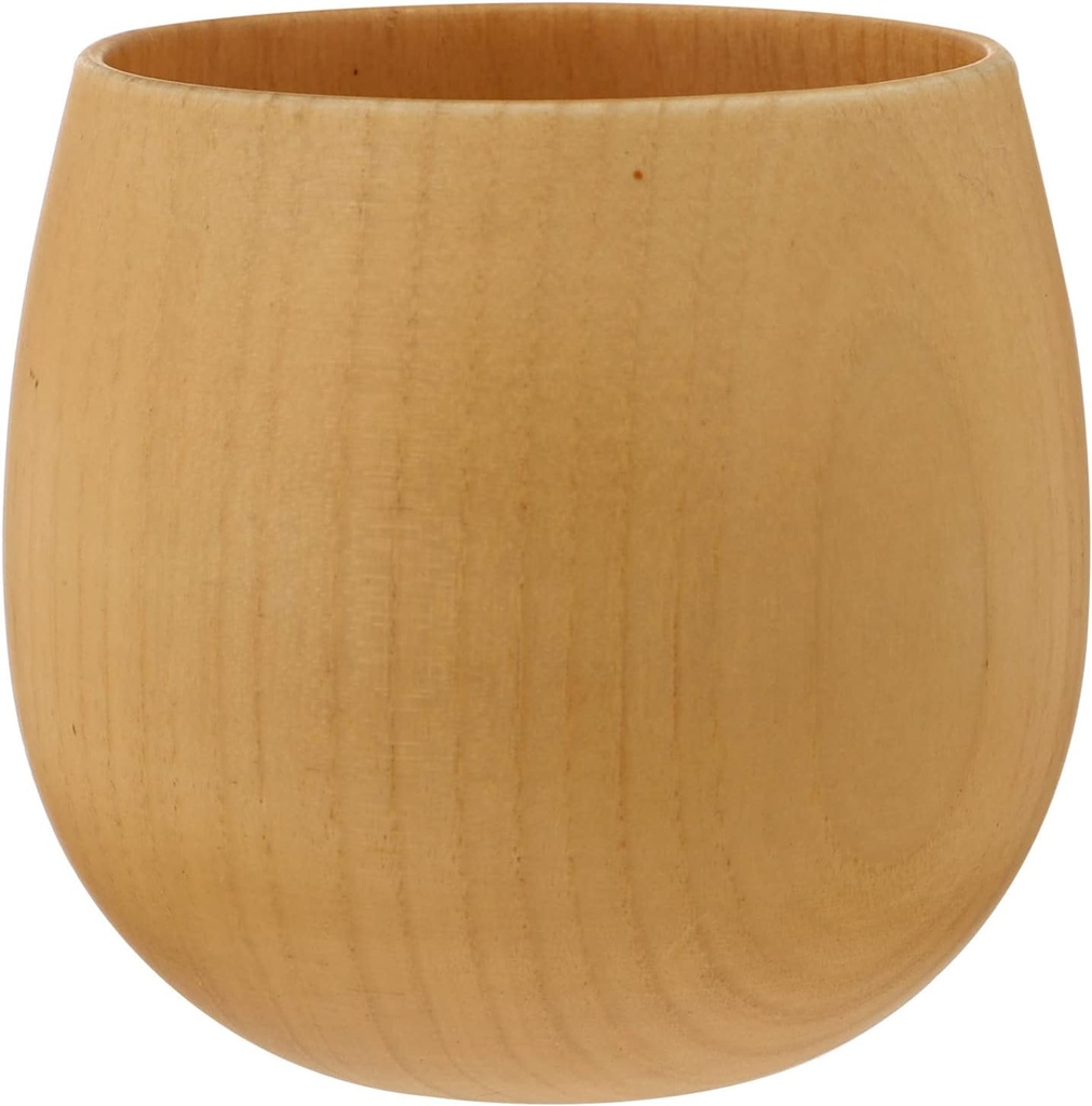 Kichvoe 1pc Wooden Sake Serving Cup Multipurpose Teacup for Home Drinkware Smooth Finish Cold for Tea Parties and Daily Use