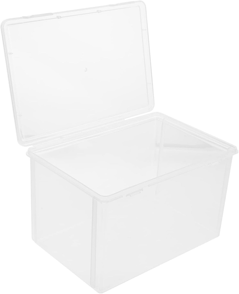 Cabilock Transparent Bread Box Multi Function Storage Container for Fresh Keeping Bread Plastic Organizer for Refrigerator and Kitchen Counter for Toast and Sandwiches
